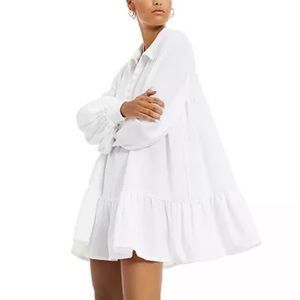 Danielle Bernstein Woven Baby Doll Mini Dress